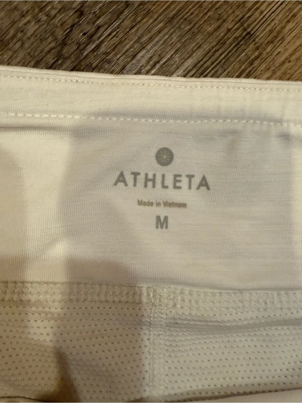 Athleta White Tiered Swagger Skort MED white